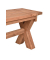 Garden Pleasure Gartenbank Kisar 940282 braun Holz 200,0 cm
