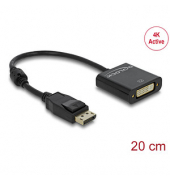 DisplayPortDVI-D Adapter 0,20 m schwarz