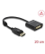 DeLOCK DisplayPortDVI-D Adapter 0,20 m schwarz