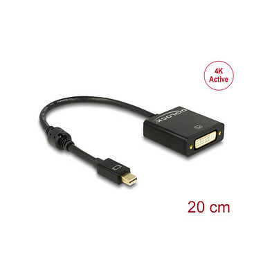 DeLOCK Mini-DisplayPortDVI Adapter 0,20 m schwarz
