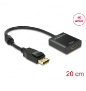 DeLOCK DisplayPortHDMI Adapter 0,20 m schwarz
