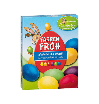 HEITMANN Eierfarben Farben-Froh Eierfarben farbsortiert