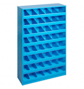 ADB Wandregal lichtblau 50,0 x 12,5 x 85,0 cm