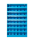 ADB Wandregal lichtblau 50,0 x 12,5 x 85,0 cm