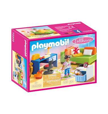 Playmobil Dollhouse 70209 Jugendzimmer Spielfiguren-Set