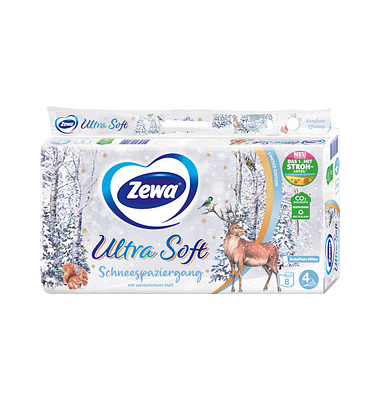 Toilettenpapier Ultra Soft Schneesparziergang 4-lagig