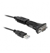 DeLOCK USB 2.0 ARS232 Adapter 0,8 m schwarz