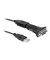 DeLOCK USB 2.0 ARS232 Adapter 0,8 m schwarz