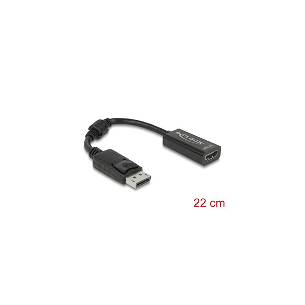 4043619618491 - Adapter Displayport male > HDMI female - Videoadapter - DisplayPort   HDMI - 125 cm