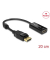 DeLOCK DisplayPortHDMI Adapter 0,20 m schwarz