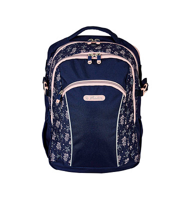 herlitz Schulrucksack Ultimate Kunstfaser blau
