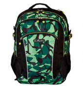 Schulrucksack Ultimate Kunstfaser grün