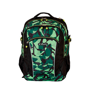 herlitz Schulrucksack Ultimate Kunstfaser grün