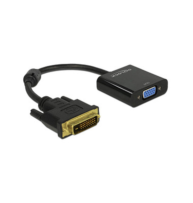 DeLOCK DVI-DVGA Adapter 0,16 m schwarz