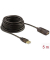DeLOCK USB 2.0 A Kabel 5,0 m schwarz