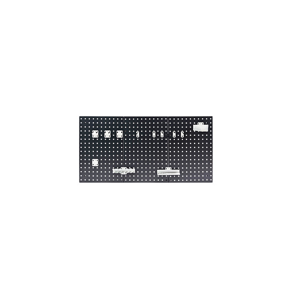 4050049231985 - Werkzeughalter Set ADB 12-teilig für Lochwände mit 4-Kantlochung 10 x 10 mm & Lochabstand 38 mm Stahl pulverbeschichtet weißaluminium RAL 9006 4050049231985 - Werkzeughalter Set ADB 12-teilig für Lochwände mit 4-Kantlochung 10 x 10 mm & Lochabstand 38 mm Stahl pulverbeschichtet weißaluminium RAL 9006