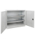 ADB Umweltschrank 40703 lichtgrau 100,0 x 50,0 x 100,0 cm, aufgebaut