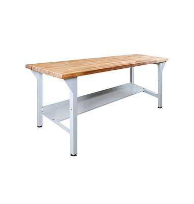 ADB Werkbank PROFI 2000 lichtgrau 200,0 x 75,0 x 85,0 cm