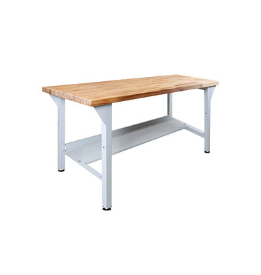 ADB Werkbank PROFI 1500 lichtgrau 150,0 x 75,0 x 85,0 cm