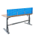 ADB Werkbank HEAVY staubgrau 200,0 x 75,0 x 70,0 cm