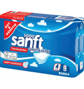 Taschentücher 4-lagig aus 100% Frischzellstoff, weißes Tissue