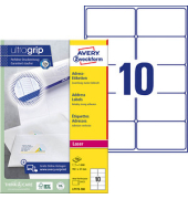 Adressetiketten ultragrip, 57mm (H)