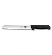 Brotmesser Fibrox silber, Klinge: 21,0 cm