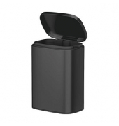WENKO Sare Kosmetikeimer Wandmontage 5,0 l schwarz, matt