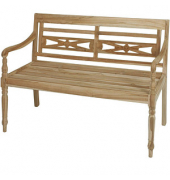 Garden Pleasure Gartenbank Sumatra 940228 braun Holz 120,0 cm