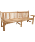 Garden Pleasure Gartenbank Madura 940259 braun Holz 220,0 cm