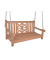 Garden Pleasure Hängebank Madura 940283 braun Holz 120,0 cm