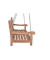 Garden Pleasure Hängebank Madura 940283 braun Holz 120,0 cm