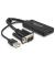 DeLOCK HDMIVGA, USB Adapter 0,25 m schwarz