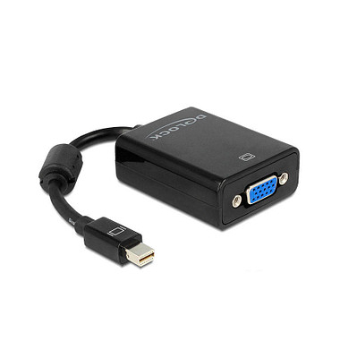 DeLOCK Mini-DisplayPortVGA Adapter 0,12 m schwarz
