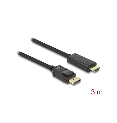 DeLOCK DisplayPortHDMI Kabel 3,0 m schwarz