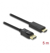 DeLOCK DisplayPortHDMI Kabel 5,0 m schwarz