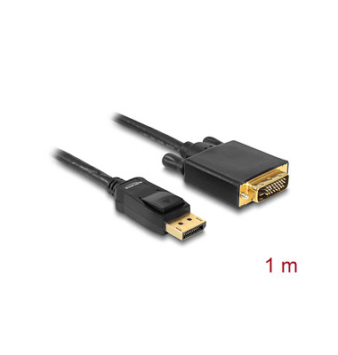 DeLOCK DisplayPortDVI-D Kabel 1,0 m schwarz