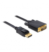 DeLOCK DisplayPortDVI-D Kabel 3,0 m schwarz