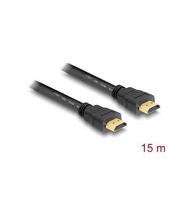 DeLOCK HDMI Ethernet Kabel 15,0 m schwarz