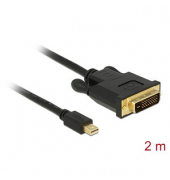 Mini-DisplayPortDVI Kabel 2,0 m schwarz