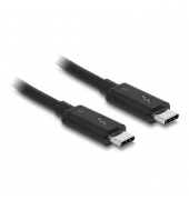 Thunderbolt 3 USB-C-Stecker Kabel 0,5 m schwarz
