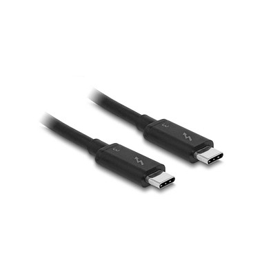 DeLOCK Thunderbolt 3 USB-C-Stecker Kabel 0,5 m schwarz