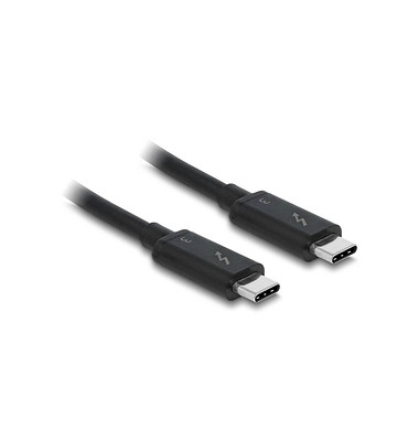 DeLOCK Thunderbolt 3 USB-C-Stecker Kabel 2,0 m schwarz