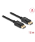 DeLOCK DisplayPort Kabel 4K 60 Hz 10,0 m schwarz
