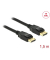 DeLOCK DisplayPort Kabel 4K 60 Hz 1,5 m schwarz