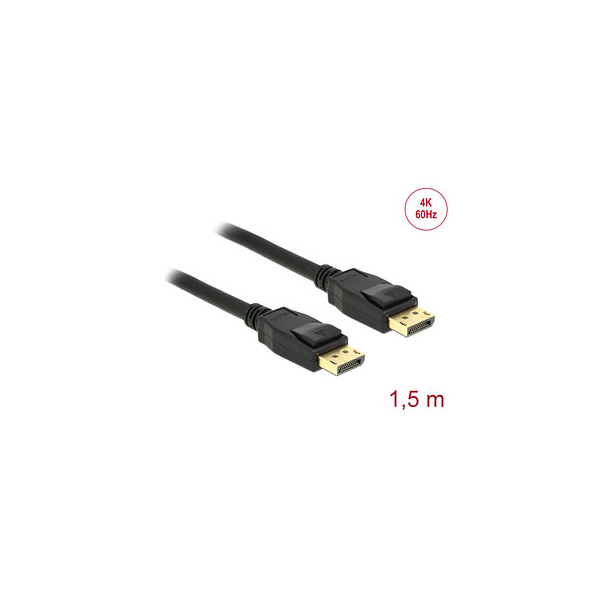 4043619855087 - Kabel DisplayPort 12 Stecker DisplayPort Stecker 15 m schwarz 4K (85508) - Delock 4043619855087 - Kabel DisplayPort 12 Stecker DisplayPort Stecker 15 m schwarz 4K (85508) - Delock