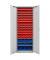 ADB Stahlschrank 40833 lichtgrau 71,0 x 30,0 x 195,0 cm, aufgebaut