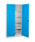 ADB Stahlschrank 40955 lichtgrau, lichtblau 92,0 x 42,0 x 195,0 cm, aufgebaut