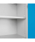 ADB Stahlschrank 40955 lichtgrau, lichtblau 92,0 x 42,0 x 195,0 cm, aufgebaut