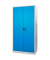 ADB Stahlschrank 40955 lichtgrau, lichtblau 92,0 x 42,0 x 195,0 cm, aufgebaut